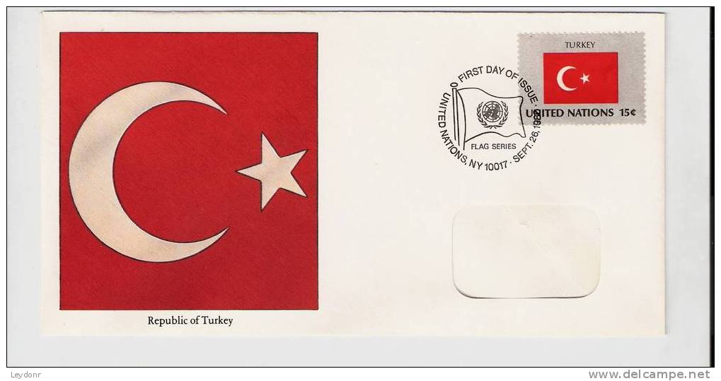 FDC United Nations - Turkey - Scott # 325 - Other & Unclassified