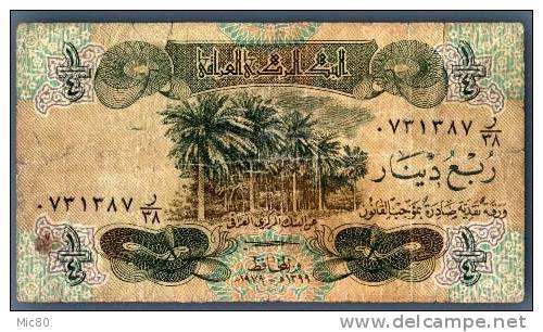 Iraq Billet 1/4 Dinar - Irak