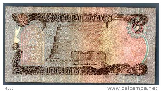 Iraq Billet 1/2 Dinar - Irak