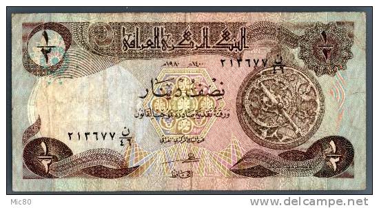 Iraq Billet 1/2 Dinar - Irak