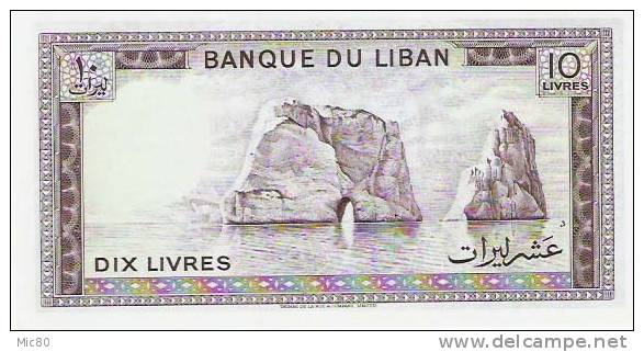 Liban Billet 10 Livres 1986 NEUF - Lebanon