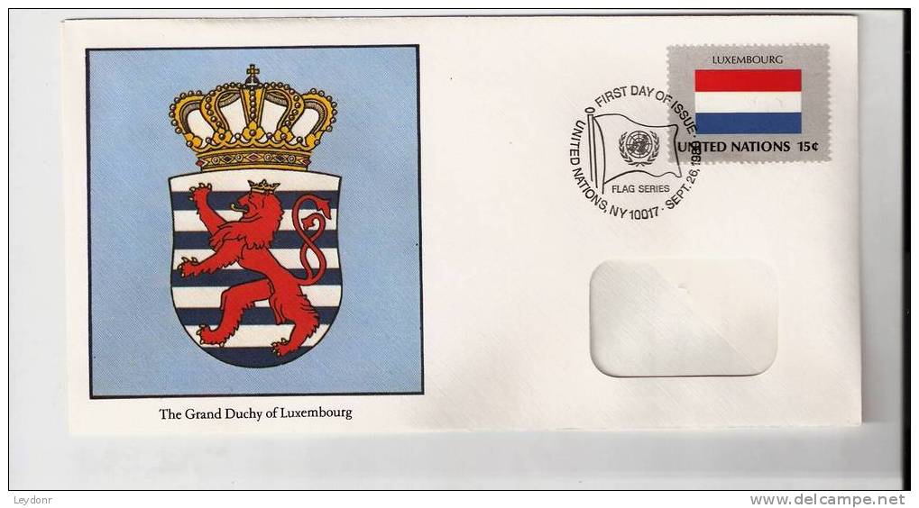 FDC United Nations - Luxembourg - Scott # 326 - Covers