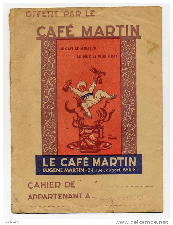 Le Café MARTIN - Protège-cahiers
