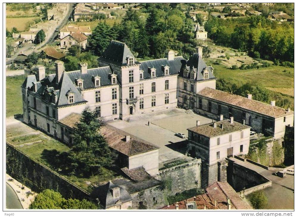 D33 - CADILLAC SUR GARONNE  -  Vue Aérienne  - Le Chateau Des Ducs D'Epernon  - (GF) - Cadillac