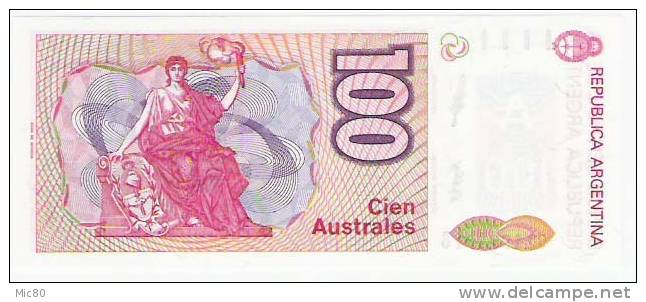 Argentine Billet 100 Australes 1985 NEUF - Argentina