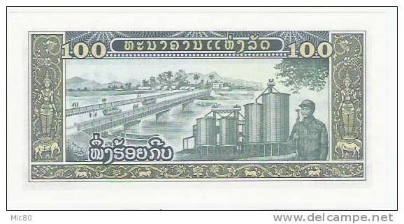 Laos Billet 100 Kip 1979 NEUF - Laos