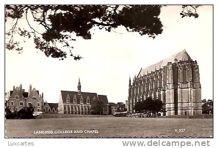 LANCING COLLEGE AND CHAPEL .  H 537. - Sonstige & Ohne Zuordnung