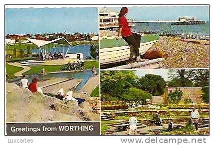 GREETINGS FROM WORTHING. - Worthing