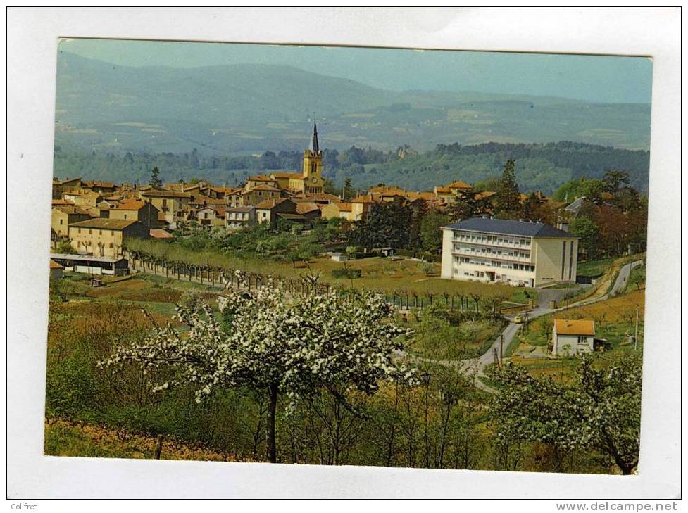 69 - Le Bois D'Oingt     La Maison De Convalescence "Mon Repos" Et Le Village - Le Bois D'Oingt