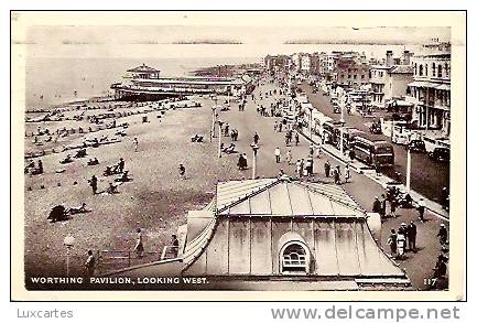 WORTHING PAVILION . LOOKING WEST. - Worthing