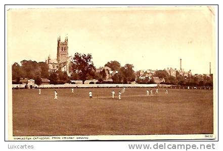 WORCESTER CATHEDRAL FROM CRICKET GROUND. - Sonstige & Ohne Zuordnung