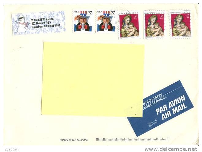 UNITED STATES 1998  COVER SENT TO POLAND - Lettres & Documents