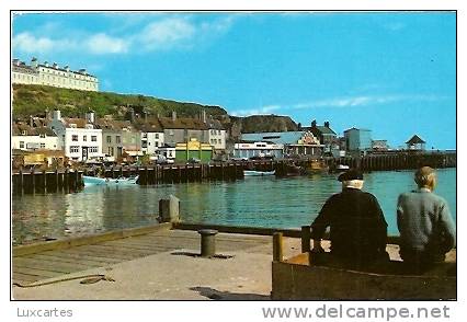 THE HARBOUR AND WEST CLIFF .WHITBY. - Whitby