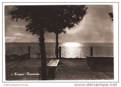 18633)cartolina Illustratoria  Tropea - Tramonto  E  Panorama - Vibo Valentia