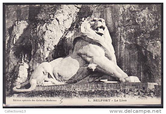 TERITOIRE DE BELFORT - Belfort - Le Lion - Belfort – Le Lion