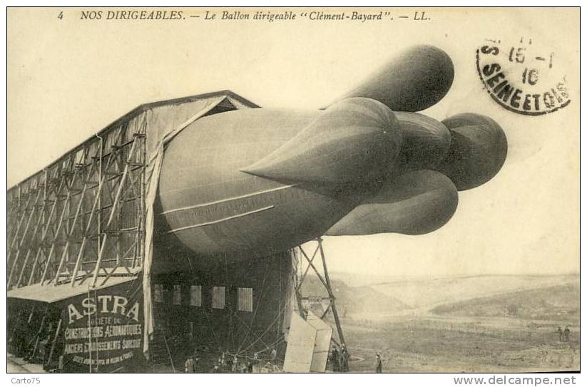 Aviation - Ballon Clément Bayard - Dirigeables