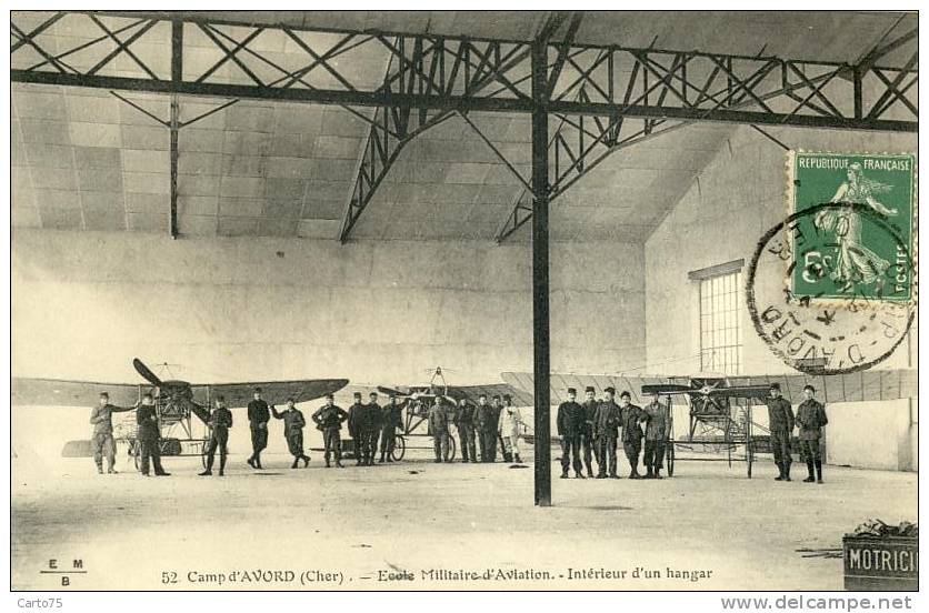 Aviation - Hangar Ecole Militaire - 1914-1918: 1ère Guerre