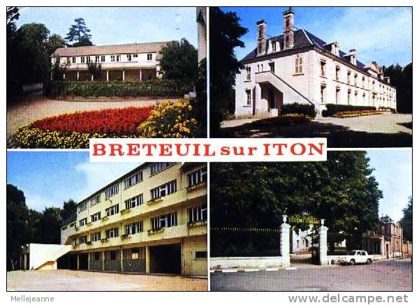 Cpsm Breteuil Sur Iton (27) Multivues - Breteuil