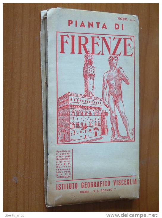 PIANTA DI FIRENZE ( Old Map - No Date ) ! - Europe