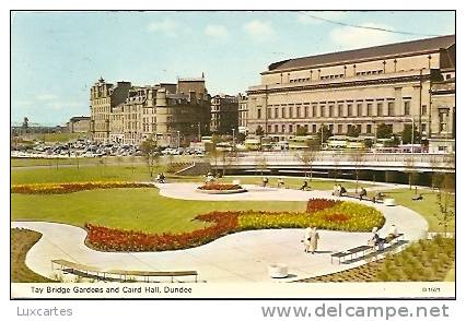 TAY BRIDGE GARDENS AND CAIRD HALL . DUNDEE. - Angus