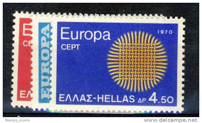 GREECE MNH** 1040/42 EUROPA 1970 - 1970