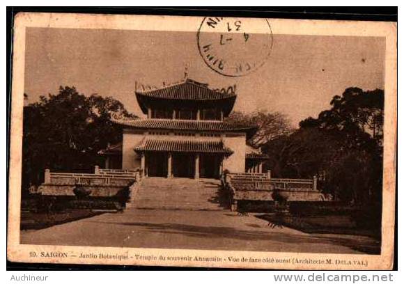 10 Saïgon - Jardin Botanique - Temple Du Souvenir Annamite (vue De La Face Ouest) - Vietnam