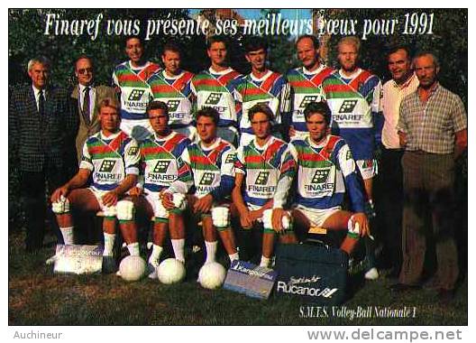 Volley-ball - SMTS Nationale 1 Calendrier 1991 B - Volleyball