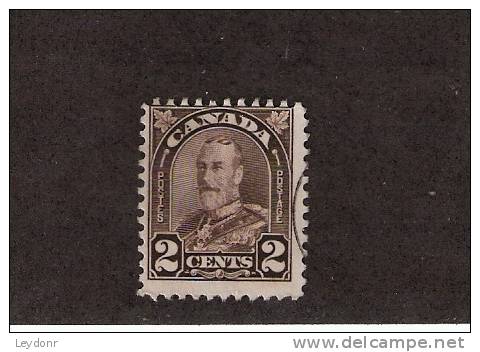 Canada - King George V - Scott # 166 - Usati
