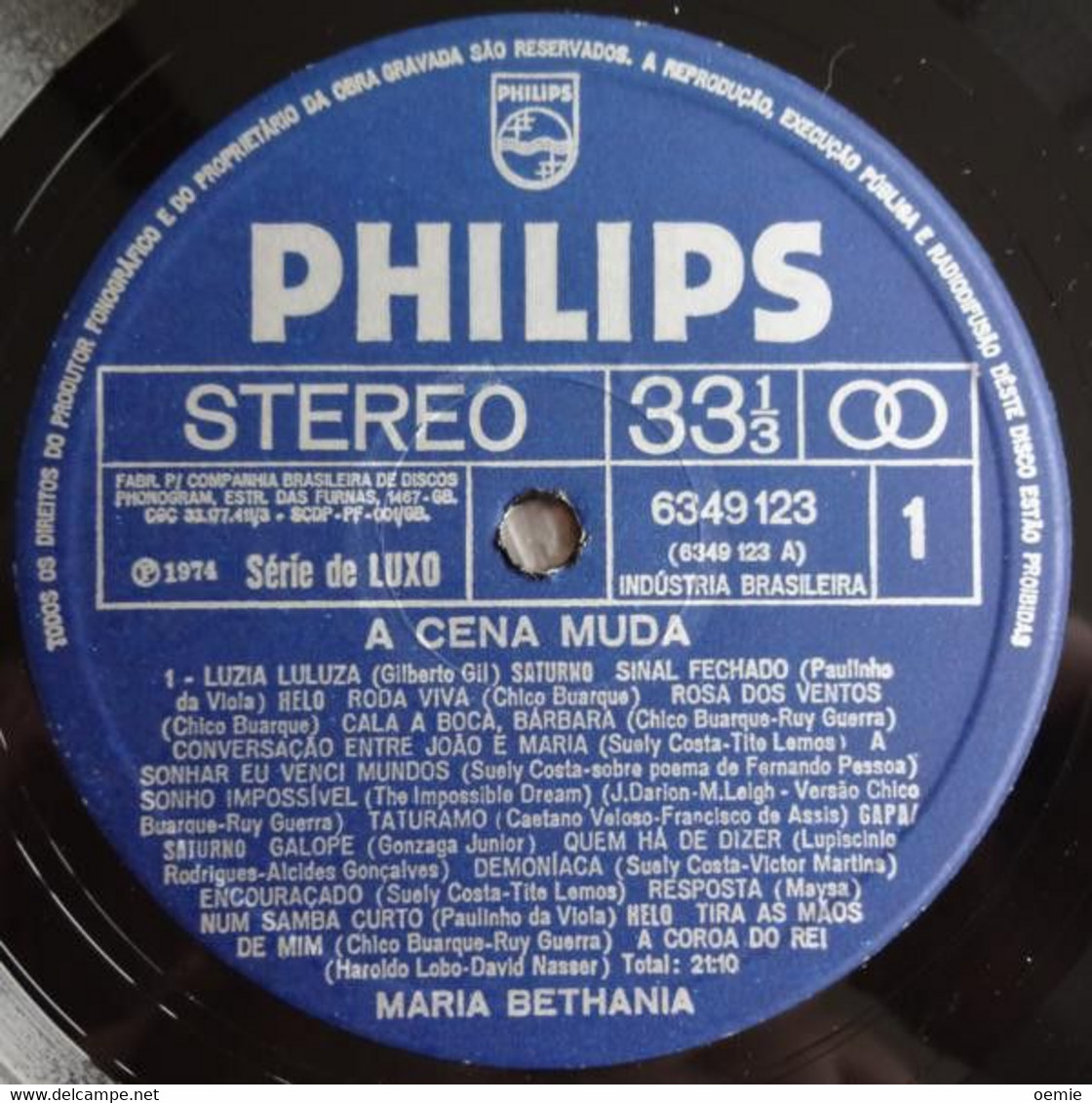 MARIA  BETHANIA  // A CENA MUDA - Other - Spanish Music