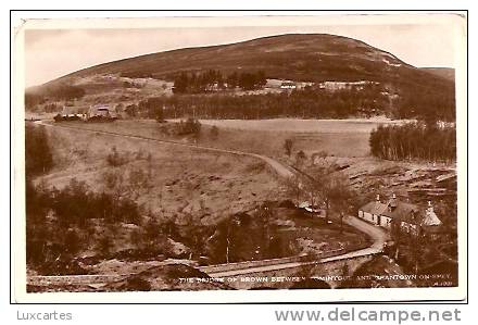 THE BRIDGE OF BROWN BETWEEN TOMINTOUL AND GRANTOWN-ON-SPEY. - Moray