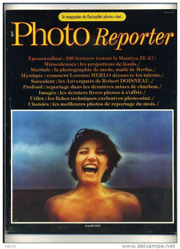 - PHOTO-REPORTER . LE MAGAZINE DE L´ ACTUALITE PHOTO-CINE . N°27   1981 - Fotografie