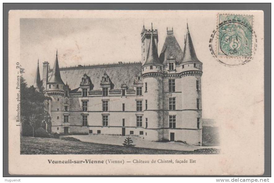 B - CARTE POSTALE - 86 - VOUNEUIL SUR VIENNE - CHATEAU DE CHISTRE - - Vouneuil Sur Vienne