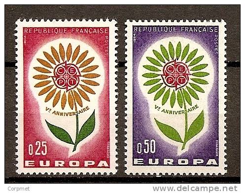 EUROPA-CEPT - FRANCE - 1964 - Yvert # 1430/1 -  ** MINT (NH) - à Moins De 25% De La Cote - 1964