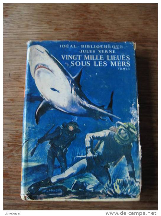 VINGT MILLE LIEUES SOUS LES MERS TOME I JULES VERNE Illustrations Jean Reschofskyj Jacquette Papier - Ideal Bibliotheque