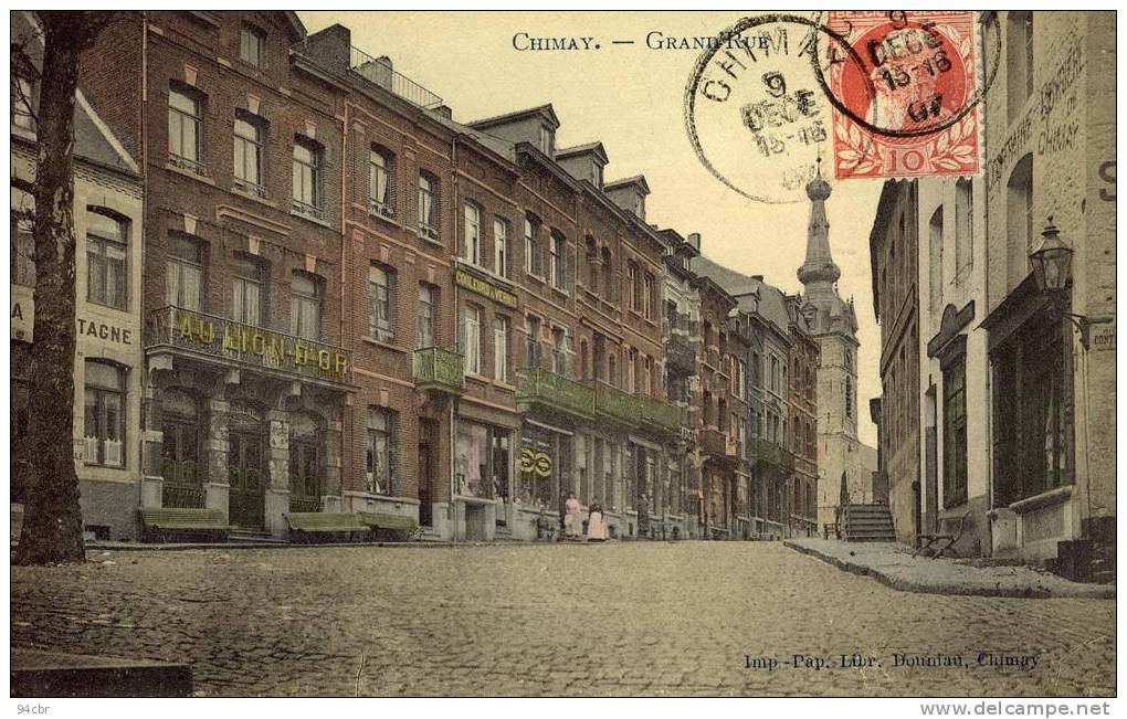 CPA (BELGIQUE ) CHIMAY Grand Rue - Chimay