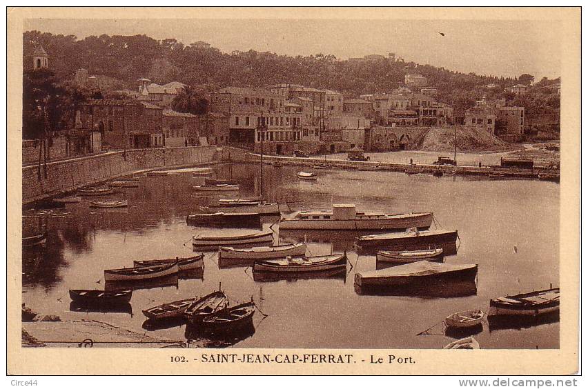 SAINT JEAN CAP FERRAT.LE PORT.BARQUES DE PECHE. - Saint-Jean-Cap-Ferrat