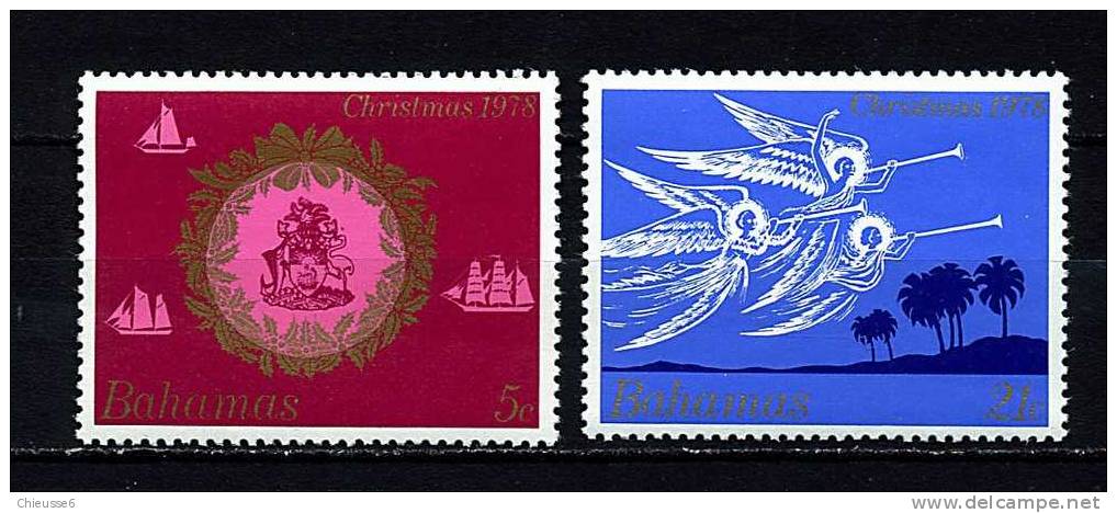 Bahamas ** N° 432/433 - Noël - Bahamas (1973-...)