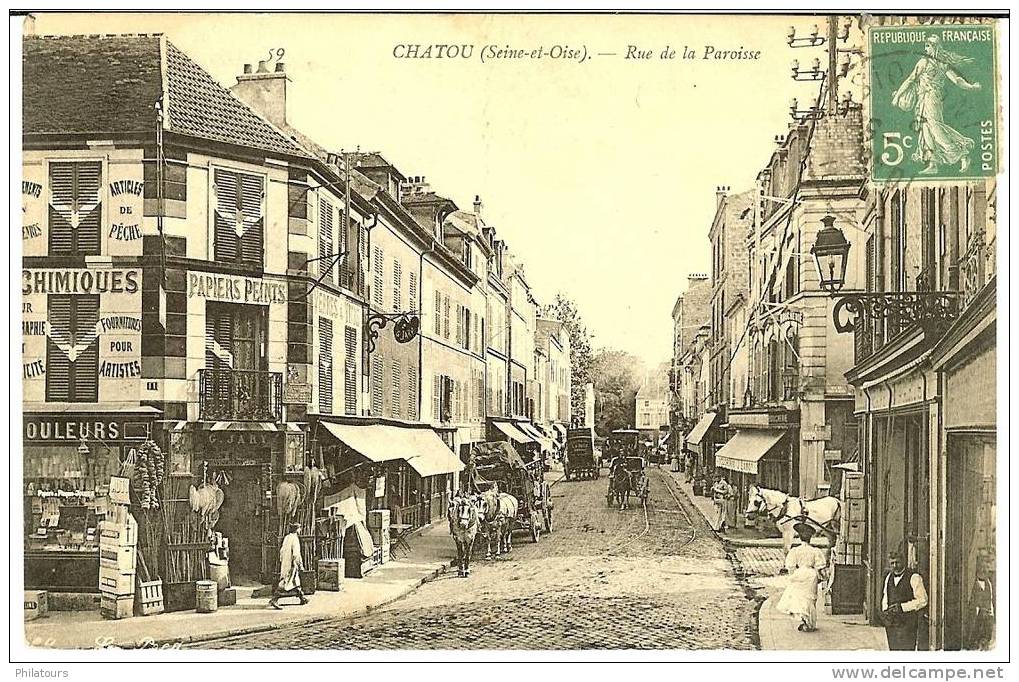 CHATOU  -  Rue De La Paroisse - Chatou