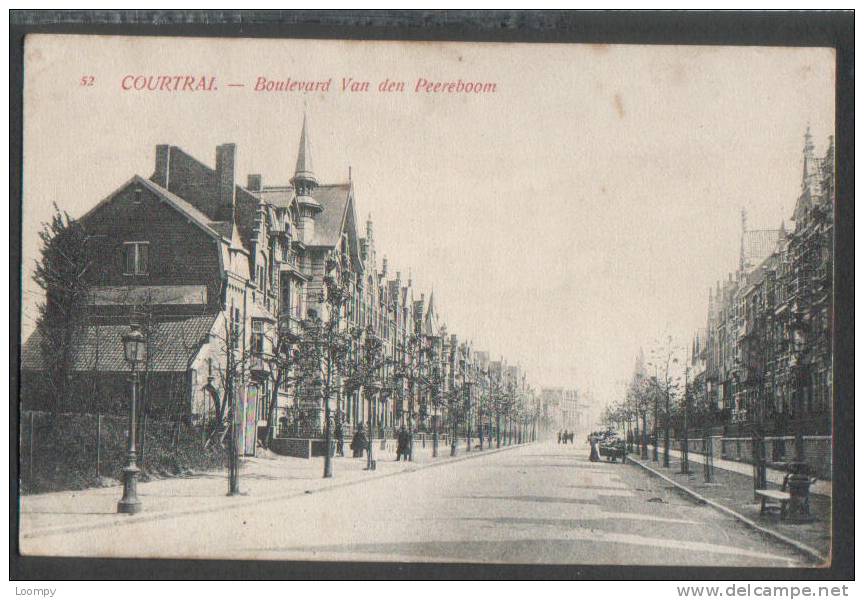 KORTRIJK COURTRAI - Boulevard Van Den Peereboom (neuve Qqs Taches De Rouille Au Verso) - Kortrijk