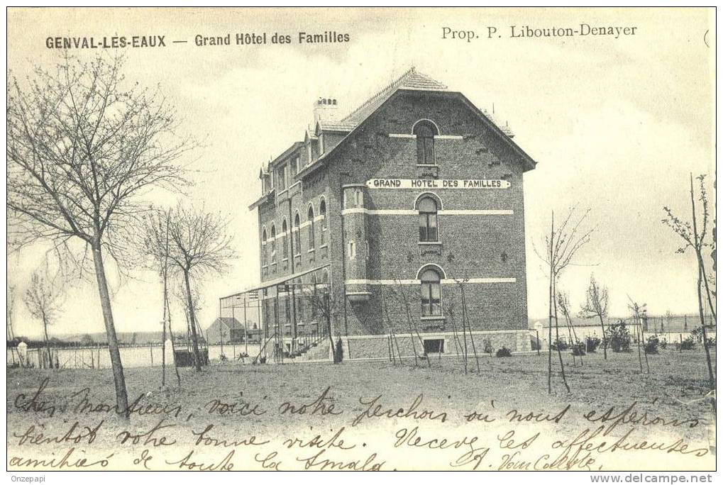 GENVAL - Genval-les-Eaux - Grand Hôtel Des Familles - Prop. P. Libouton-Denayer - Rixensart