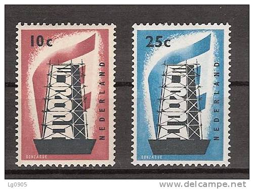 NVPH Netherlands Nederland Niederlande Pays Bas Holanda  681-82 MNH ; FIRST Europe Stamps Of The Netherlands 1956 - 1956