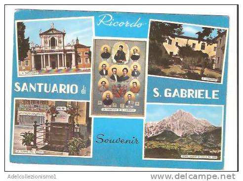 18796)cartolina Illustratoria   Località Del Santuario S. Gabriele - Teramo