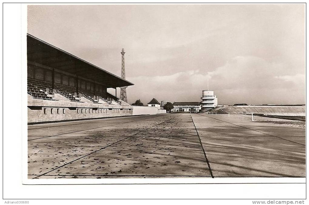 BERLIN  AVUS TRIBUNE UND NORDKURVE AUTODROMO  OLD POSTCARD  GERMAN GERMANY DEUTSCHLAND - Autres & Non Classés