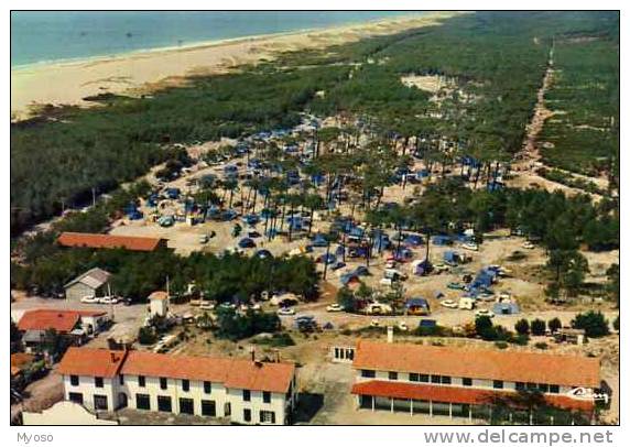 40  MIMIZAN PLAGE Vue Aerienne Camping Municipal - Mimizan Plage