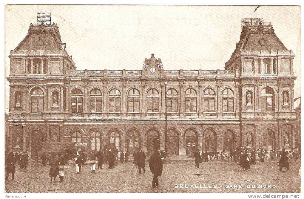 Bruxelles Gare Du Nord - Chemins De Fer, Gares