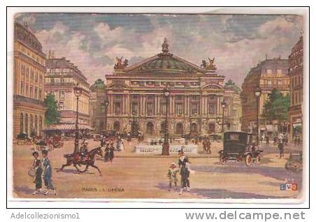 18847)cartolina Illustratoria  Paris - L'opera    - Nuova - Ile-de-France