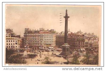 18852)cartolina Illustratoria London - Trafalgar Square - Trafalgar Square