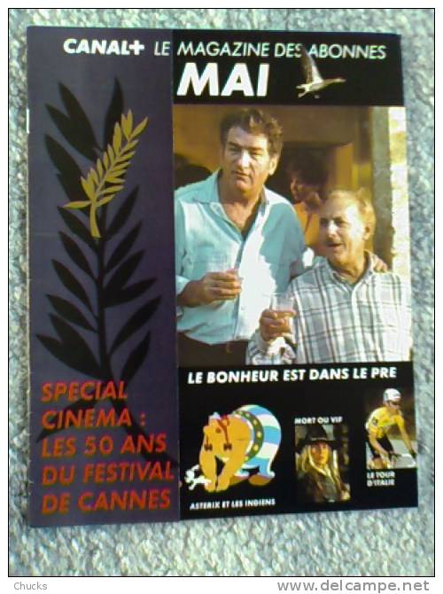 Magazine Canal Plus N°114 Avec Couverture ASTERIX Et Les Indiens - Cinema