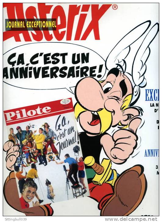 ASTERIX. JOURNAL EXCEPTIONNEL. N° ANNIVERSAIRE POUR LES 35 ANS D'ASTERIX. Ed. Albert René - Asterix
