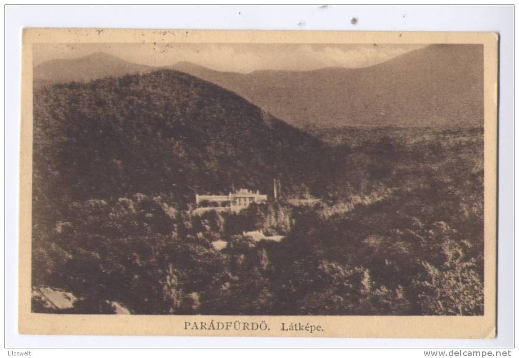 PARADFÜRDÖ Latkepe Matra-Gebirge 1932 - Hungría